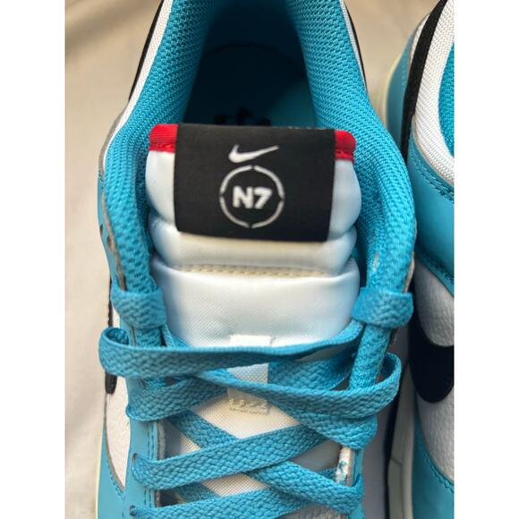 Nike Dunk Low N7 Dark Turquoise White Black Men's NEW HJ9088 488 Size 9.5 - Picture 5 of 9